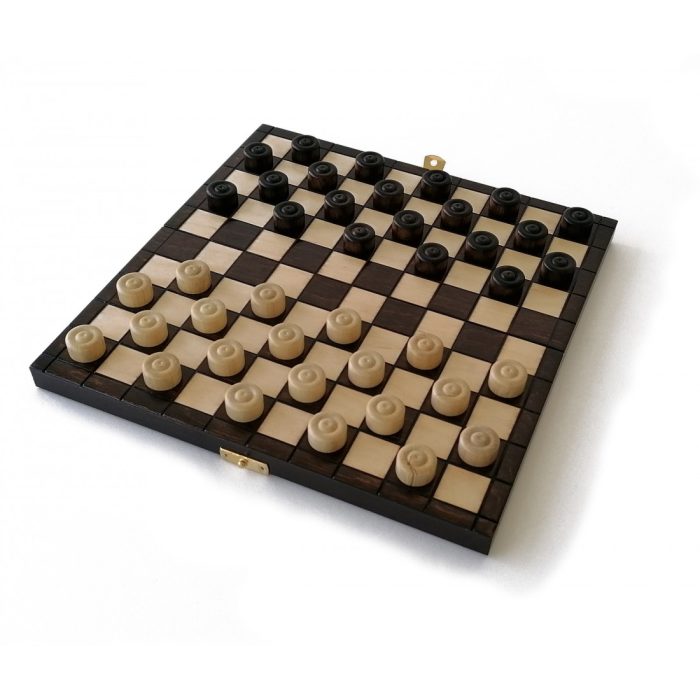 checkers game 28x28 cm